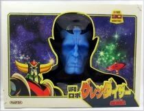 UFO Robo Grendizer - Plastoy - 9\  Pvc Coin Bank Bust General Gandal & Lady Gandal