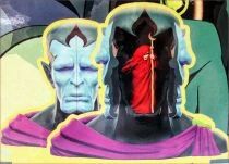 UFO Robo Grendizer - Plastoy - 9\  Pvc Coin Bank Bust General Gandal & Lady Gandal