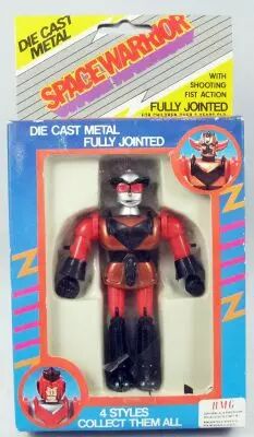 UFO Robo Grendizer - Space Warrior - Bootleg Die-cast m�tal 4\  figure - Type A (black & gold torso)