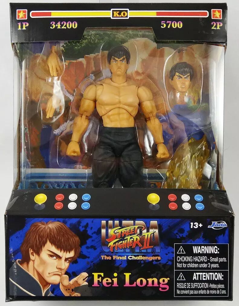 HiPlay Storm Toys CPSF24 – Statuetta Fei Long Street Fighter II, Scala 1:12, Dipinta A Mano Con Accessori
