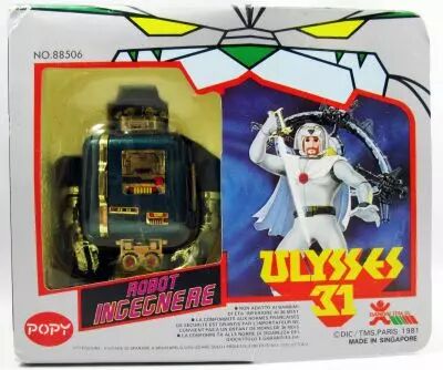 Ulysse 31 - Figurine m�tal Robot-R�parateur - Popy Italie
