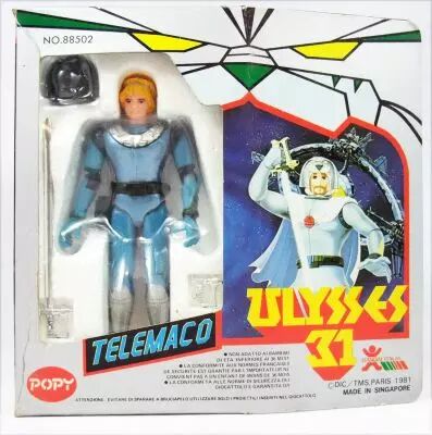 Figurine Ulysse 31 – Télémaque Flexible, édition Ceji (1981), Sans Boîte