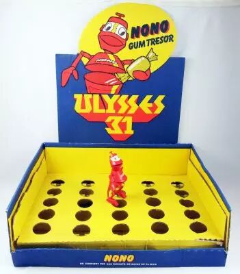 Ulysse 31 - Nono Gum Tresor - Pr�sentoir de magasin avec figurines - May France