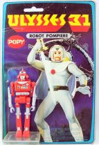 Ulysses 31 - Popy action-figure - Fireman-Robot (loose with cardback)