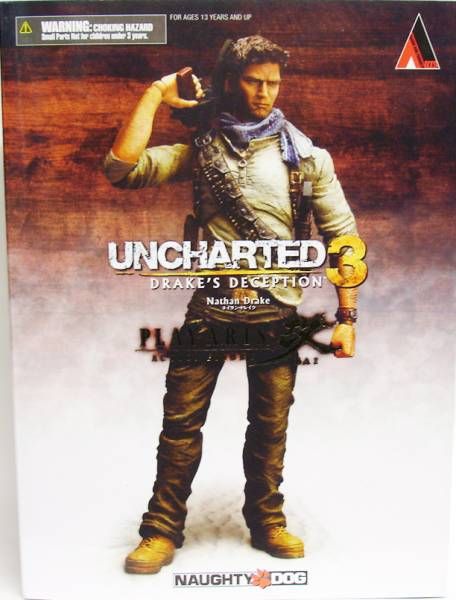 Uncharted 3 - Nathan Drake - Play Arts Kai Action Figure - Square