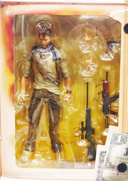 Uncharted 3 Play Arts Kai Series 1 Nathan Drake Action Figure