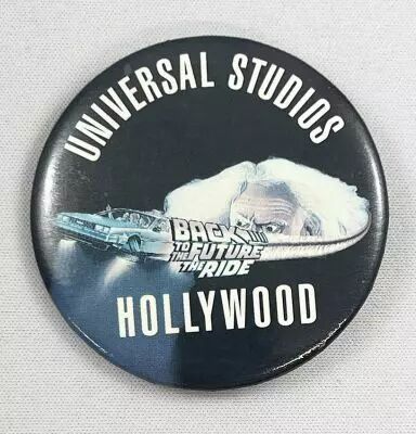 Universal Studios Hollywood - Badge Promotionnel - Back to the Future: The Ride