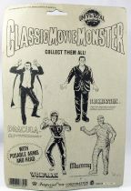 Universal Studios Movie Monsters - Imperial Toy Corp. - Set de 4 Action Figures : Dracula, Frankenstein, Wolfman, The Mummy