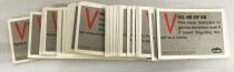 V (Les Vistiteurs) - Set de 60 Trading cards - FLEER (1984)