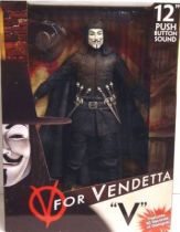 V for Vendetta - \'\'V\'\' - 12\'\' talking figure - NECA