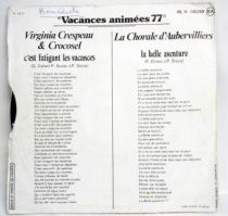 Vacances Animées 1977 (Viginia Crespeau & Crocosel) - Mini-LP Record - Vogue Records 1977