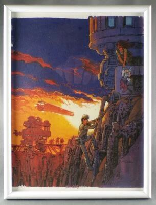 Valerian - Bookplate Tir� � Part JC M�zi�res Framed - The Escape