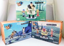 Vic le Viking - Set complet de statues LMZ Collectibles : Vic, Halvar, Faxe, Tjure, Snorre, Ulme, Urobe, Gorm, Ylvi