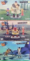 Vic le Viking - Set complet de statues LMZ Collectibles : Vic, Halvar, Faxe, Tjure, Snorre, Ulme, Urobe, Gorm, Ylvi