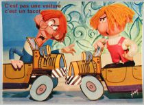 Victor et Horace - Carte Postale Editions Yvon - C\'est pas une voiture c\'est un tacot