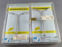 Viessmann 6095 Ho Sncf 2 Double Modern Light Poles with Bulb Mint Box