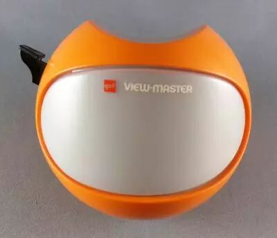 View-Master 3-D (GAF)  - Orange Round Viewer 
