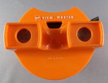 View-Master 3-D (GAF)  - Orange Round Viewer 
