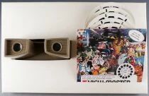 View-Master 3-D (GAF) - Coffret Visionneuse Grise + 9 Disques + Catalogue
