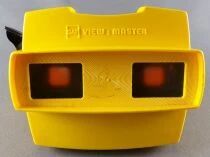 View-Master 3-D (GAF) - Visionneuse Jaune + 3 Disques Bip-Bip Le Coureur de Grand Chemin