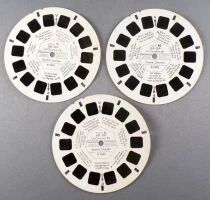 View-Master 3-D (GAF) - Visionneuse Jaune + 3 Disques Bip-Bip Le Coureur de Grand Chemin