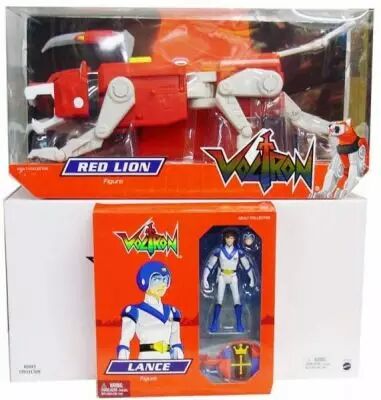 Voltron - Mattel - Red Lion & Lance
