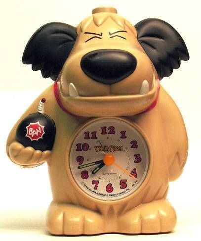 RARE Vintage Rhythm Muttley Wacky Races Alarm Clock with Box 