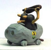 Wacky Races - Gashapon - The Slag Brothers in the Boulber Mobile