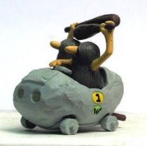 Wacky Races - Gashapon - The Slag Brothers in the Boulber Mobile