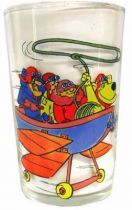 Wacky Races - Mustard Glass - Dastardly and Muttley in Their Flying Machines