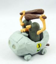 Wacky Races - PVC figure - The Slag Brother\'s Bouldermobile