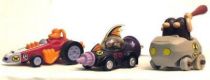 Wacky Races - Takara - Set of 3 vehicles Mib