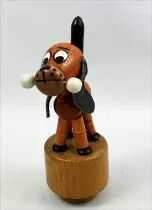 Wakouwa - Bois - Chien avec os (10cm)