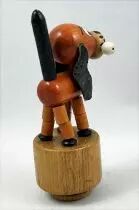 Wakouwa - Bois - Chien avec os (10cm)