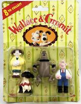 Wallace & Gromit - Vivid - Série complète de 8 figurines PVC (neuves sous blister)