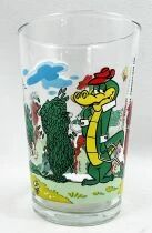 Wally Gator - Verre à Moutarde Amora - Wally Gator passe la tondeuse à gazon