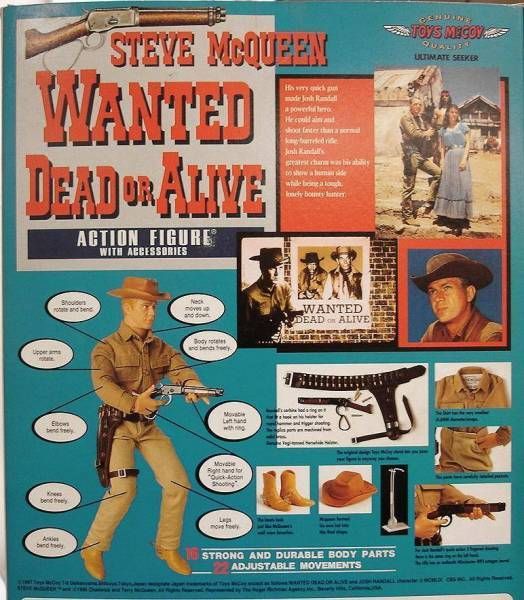 TOYS McCOY Action figure Steve McQueen Wanted Dead or Alive 