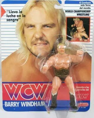 WCW Galoob - Barry Windham (carte Espagne)