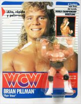 WCW Galoob - Brian Pillman \ Flyin\' Brian\  (carte Espagne)