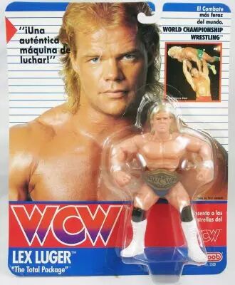 WCW Galoob - Lex Luger The Total Package (carte Espagne)
