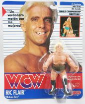 WCW Galoob - Ric Flair \ Nature Boy\  (carte Espagne)