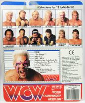 WCW Galoob - Sting \ The Stinger\  black boots (carte Espagne)