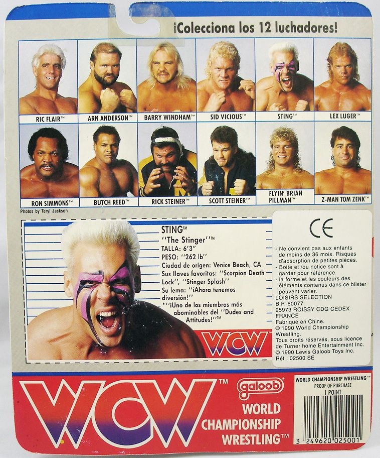 Wcw galoob hot sale sting