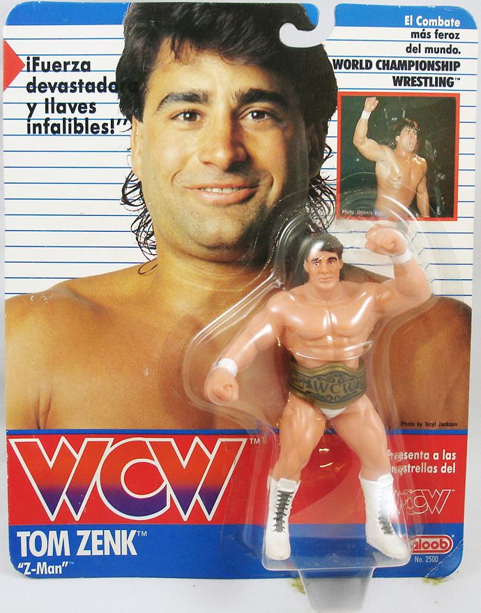 WCW Galoob - Tom Zenk Z-Man (Spain card)