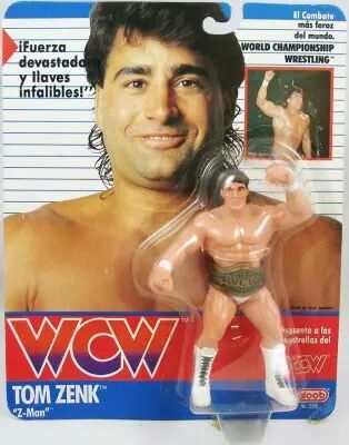 WCW Galoob - Tom Zenk Z-Man (carte Espagne)