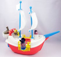 Weebles - Hasbro - Weebles Pirate Ship (loose with box)