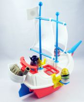 Weebles - Hasbro - Weebles Pirate Ship (loose with box)