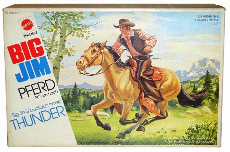 Big Jim Western series - Buckskin Horse (ref.9400) Mint in box