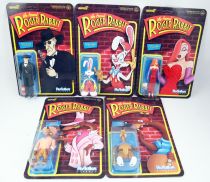 Who Framed Roger Rabbit - Super7 ReAction Figure - Set of 5 : Roger, Jessica, Stupid, Smarty, Judge Doom