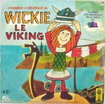 Wickie le Viking - Disque 45T Chanson du générique - Ades 1979